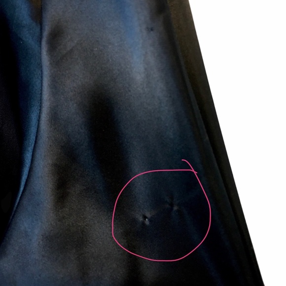 PINK Black Satin Bomber Jacket Coat Love Pink Logo - Picture 9 of 14